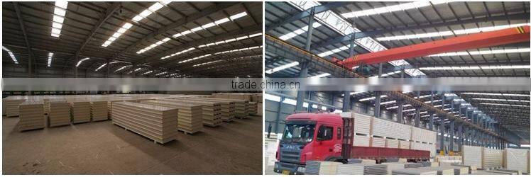 polyurethane sandwich panel / cold room insulation board