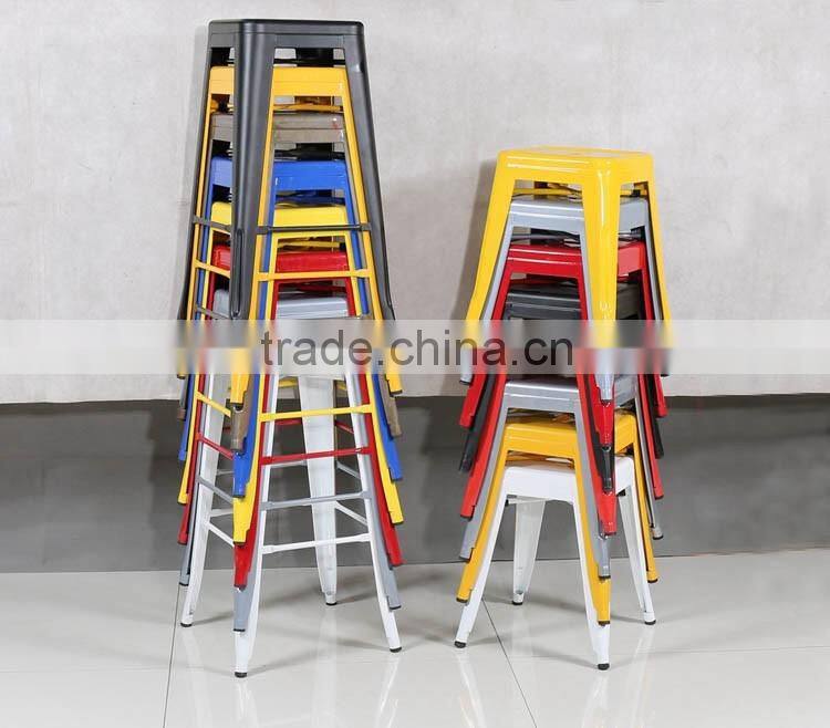 cheap modern bar chair price stacking metal chair for sale