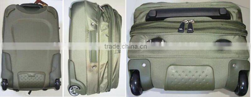 stock high quality 2pcs trolley luggage set trolley travel bag super-dobby nylon