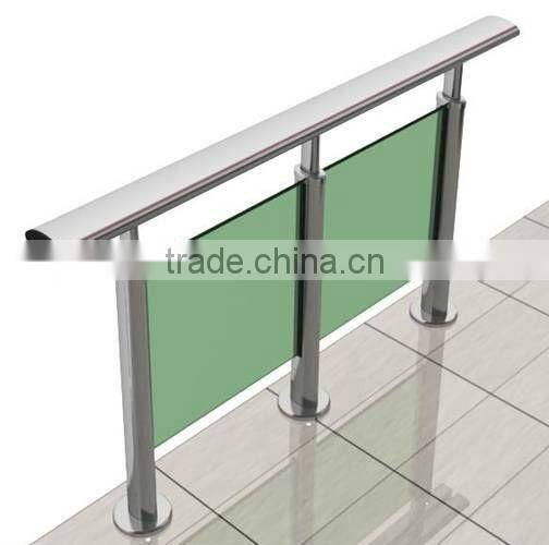 Aluminium alloy railling with good appearance and quality