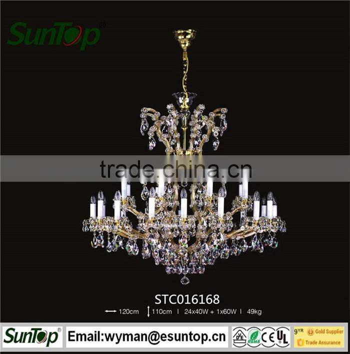 2016 home decoration chandelier crystal pendant with Energy Saving