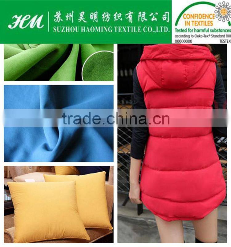 100 polyester micropeach fabric for apron fabric