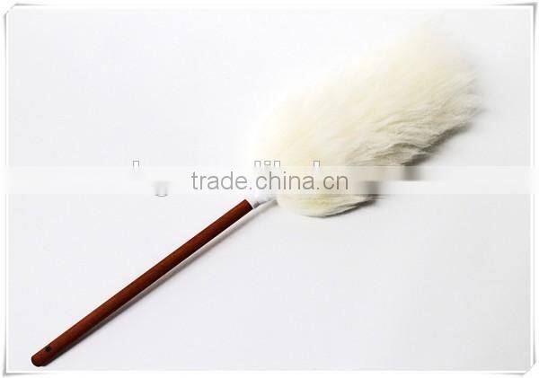 Popular Chinese lambs wool Duster with red color