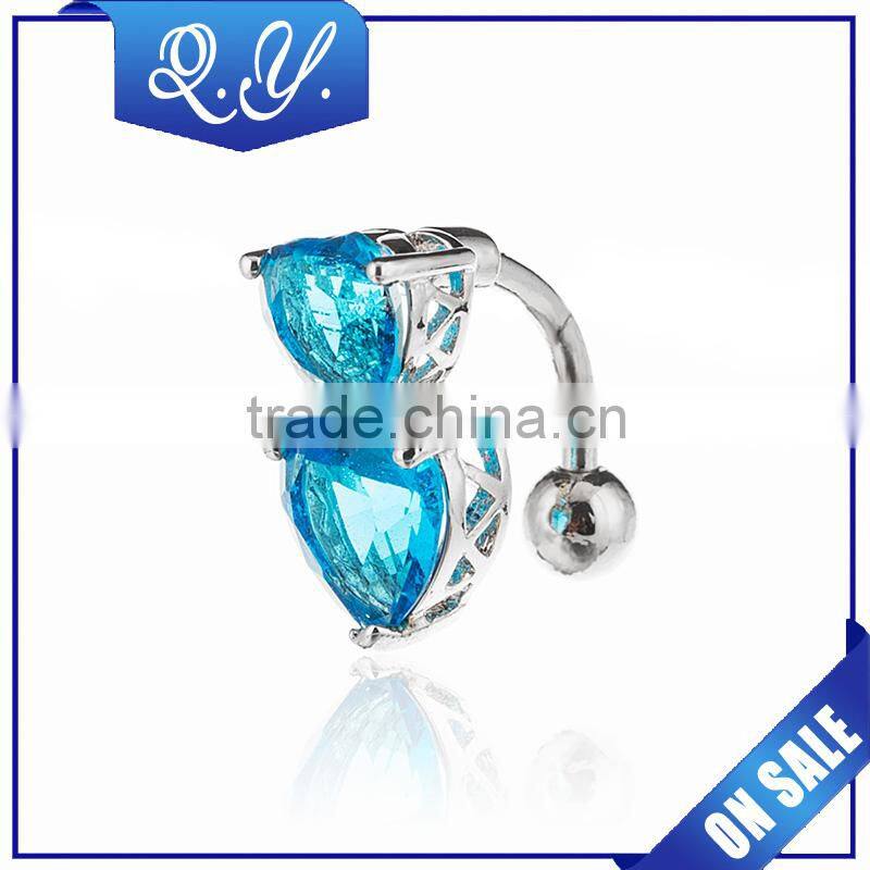 Wholesale Women's Jewelry CZ Inlaid Belly Button Piercing Jewelry