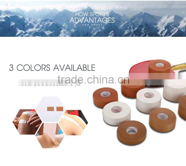2015 Jiaxing Promotional Kinesiology Precut Tape Kinetic Colored Sports Rayon Strapping Tape
