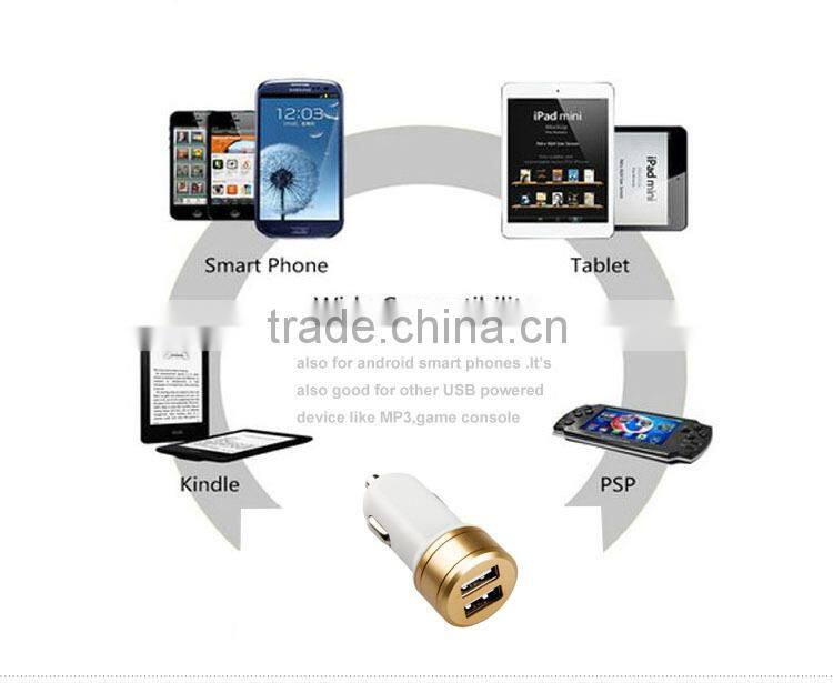 Factory supply usb car charger adapter for ipod