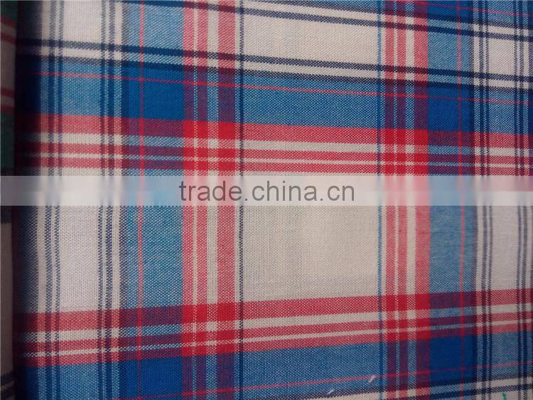 china wholesale yarn dyed cotton fabric plaid fabric