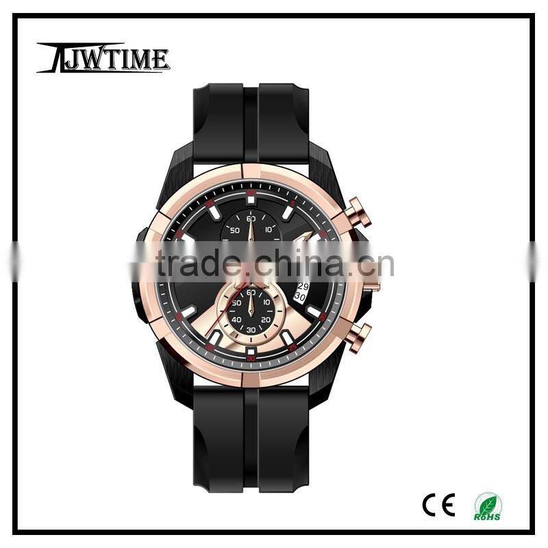 clock dials to print relogios masculino 2015 watches men dual time and date watch,new products arm time/man watch
