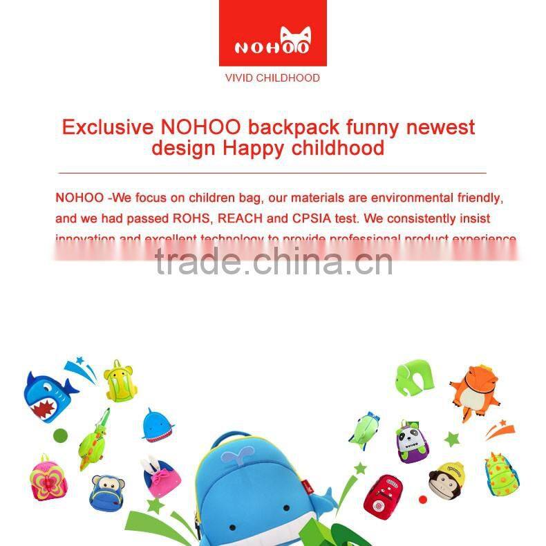 Environmental neoprene school bag ,light weight kids cartoon backpack