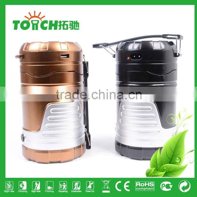 High Power 16 LED Camping Light with Flashlight CE RoHS FCC Certification US Hot Selling Camp Lamp for Travelling and Hiking