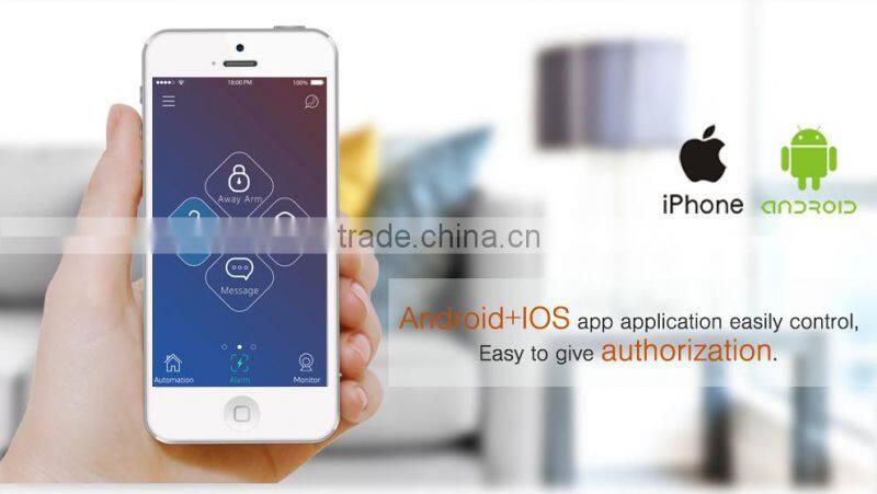 2016 home entertainment and protection WIFI wireless alarm system,workable with home appliances via App