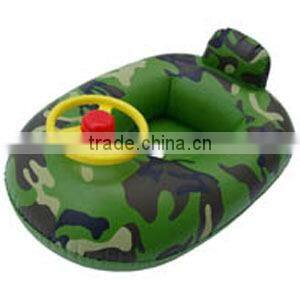 baby swimming boat/pvc swimming boat for kids/inflatable cartoon boat for kids