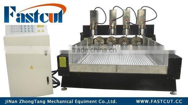 Bigger Size Multi Spindles 3D 4 Axis Rotary CNC Router