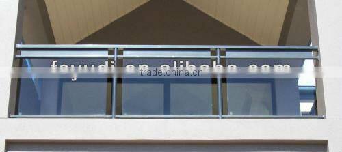 YUDI New style Aluminum Frame Glass Balcony Railing designs