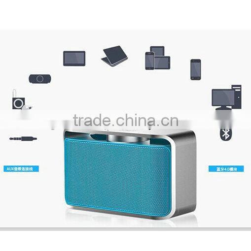 FM functiion mini bluetooth wireless portable TF card music speaker