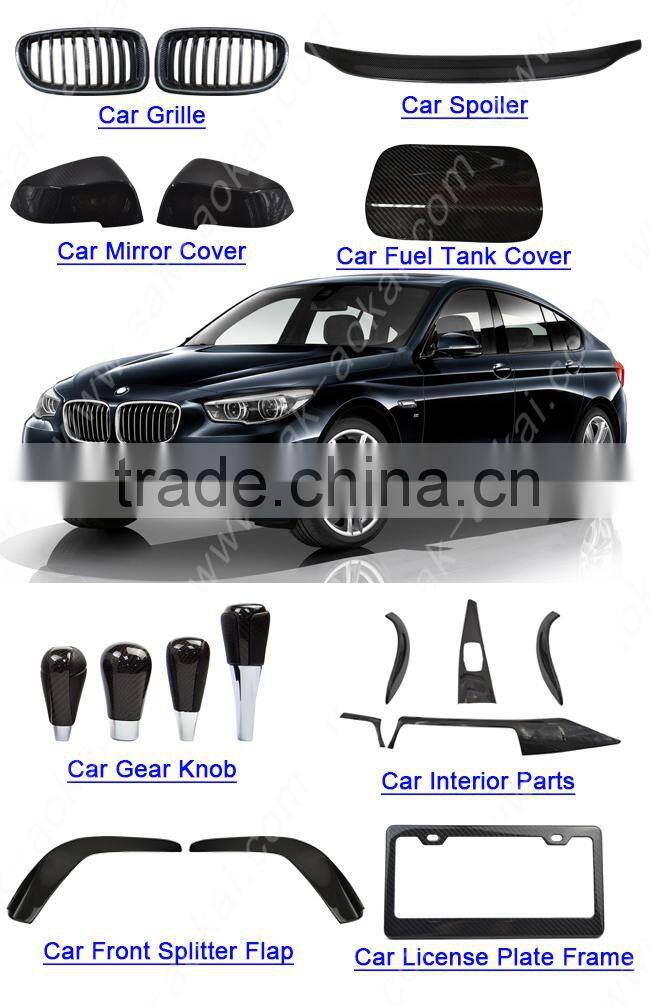 Auto Body Kits Carbon Fiber & Plastic Font Bumper Grille