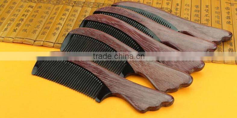 Chinese Hand Crafted OX Horn Wood Comb