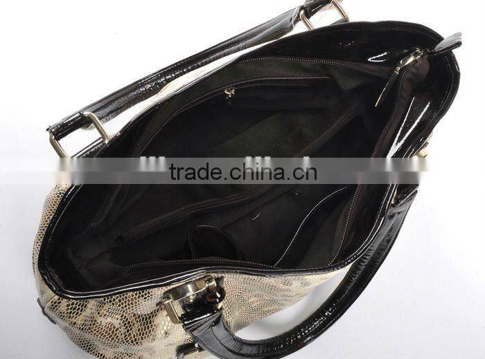 Summer Hot 2012! New Fashion Snake-Skin PU Handbag!
