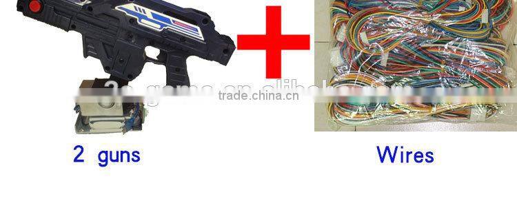 Game Center Equipment Shooting Target 3 In 1 Aliens HOD3E Farcry Coin Pusher Machine For Sale