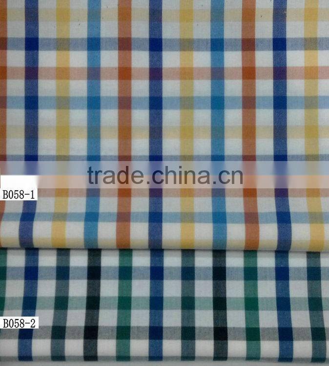 100%cotton yarn dyed check for men's and lady's shirt with ready bulk