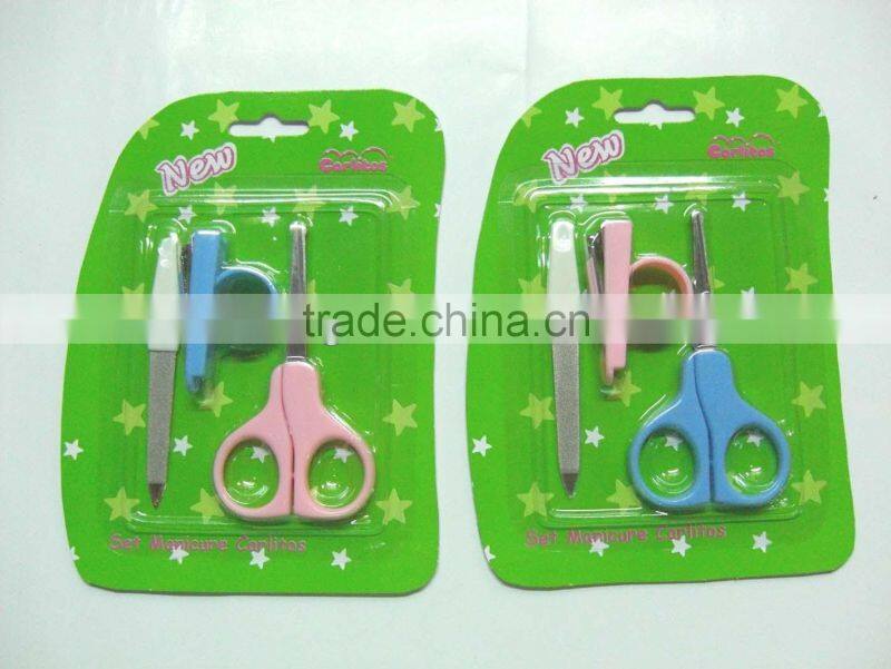 Hot Sell Baby safe scissor blister card Set
