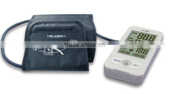 Arm blood pressure monitor, Low noise tech. Auto-Reading 90 group memories