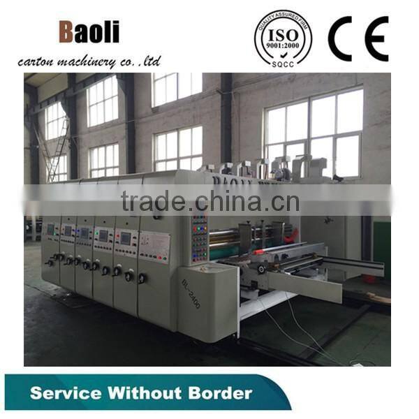 High speed flexo printing slotting machine/Corrugated box machinery