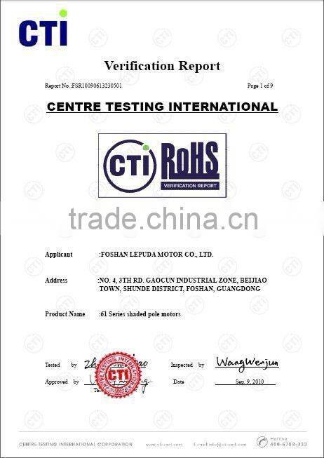 PLD 110/220v Shaded Pole|Salient Pole Asynchronous Motor 68 Series|Electric Motor