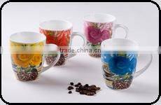 300cc Factory wholesale new bone china coffee mugs