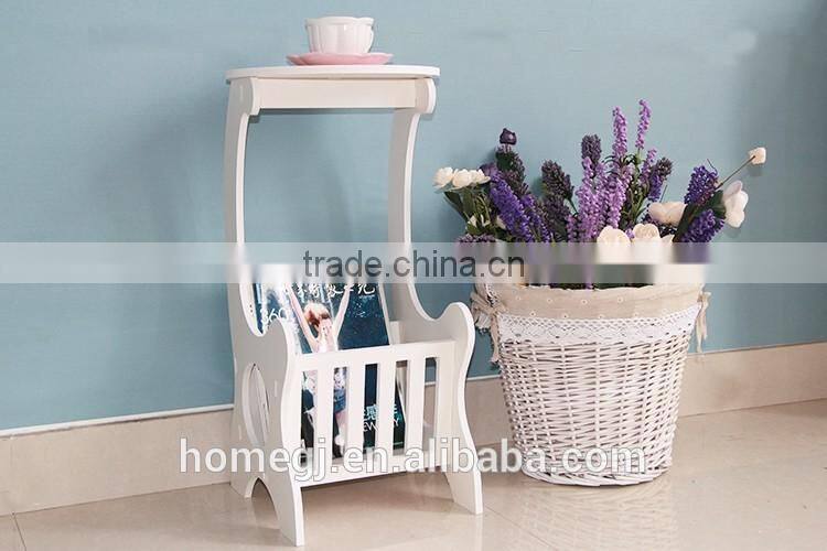 Livingroom multifunctional WPC End Table wooden floor standing end table