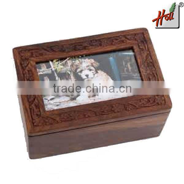 Super quality wooden Pet Urn Box For Sale HCGB8125
