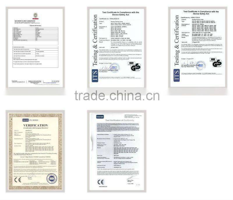 Half spiral efficient bulbs E27