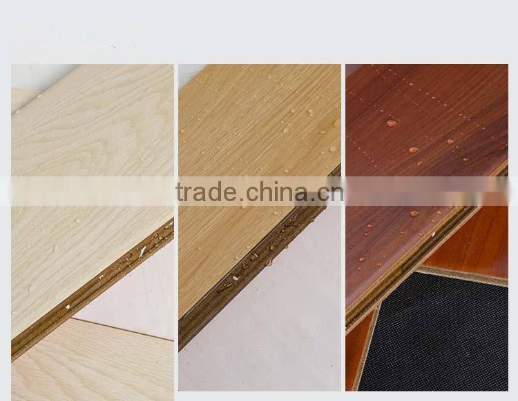 ac4 HDF laminate flooring v-groove 12mm factory direct sale