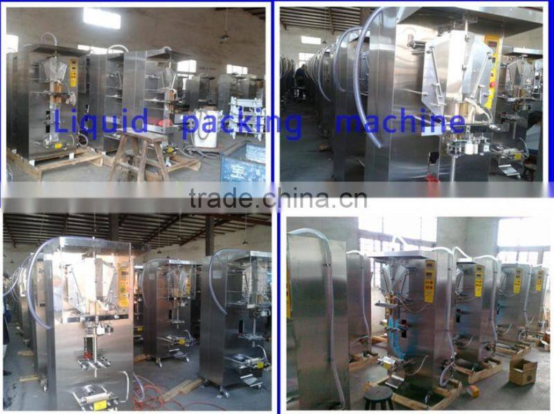 Liquid sachet filling machine