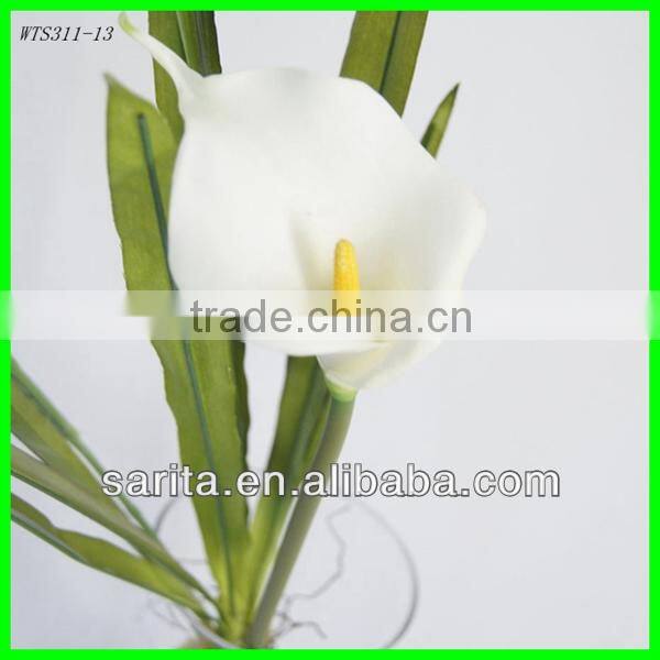 factory direct sale real touch artificial flower with white colors