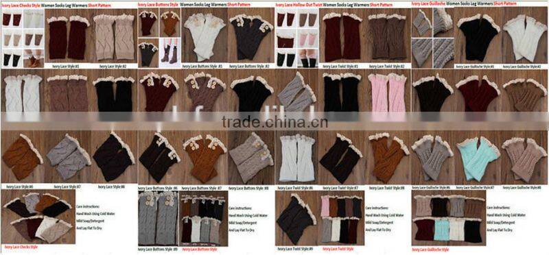 Wholesale girls boot socks,bulk children's leg warmer,lace boot cuff socks,leg warm socks,leg warmer