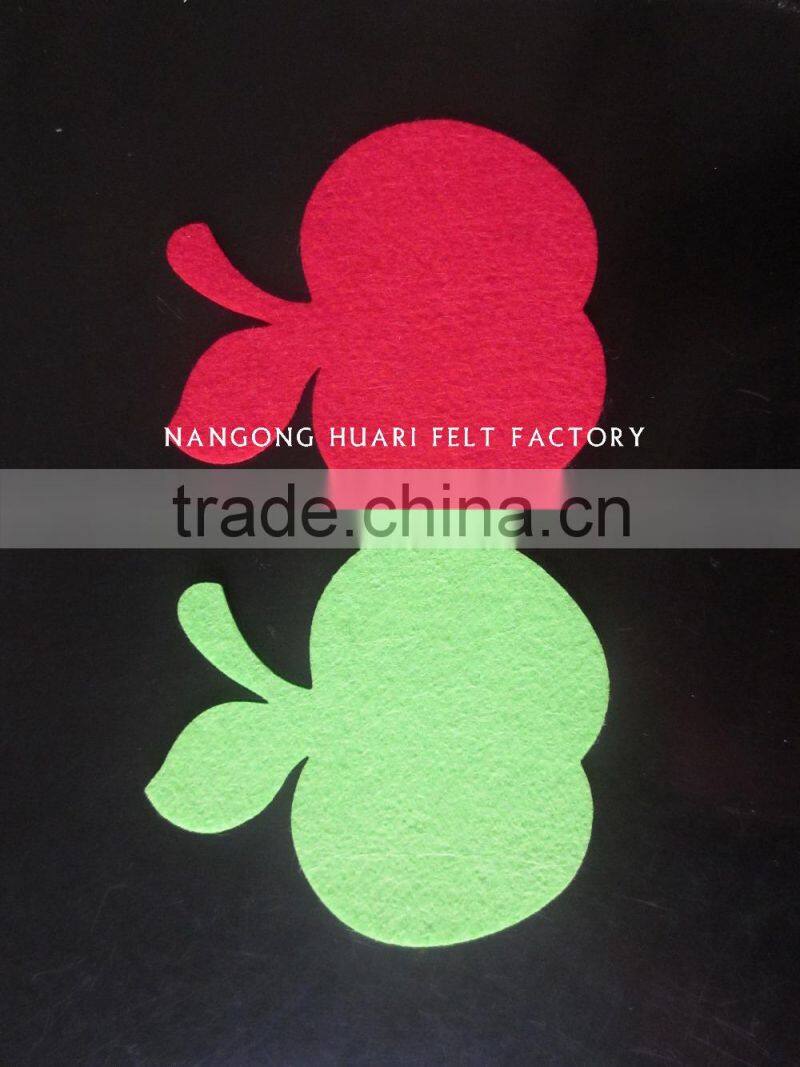 christmas felt placemats red felt backed placemat