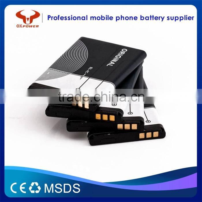 Li-ion battery 500mAh BL-4C ,0.42USD stable quality from Guangzhou factory ,2016 hot sell model battery