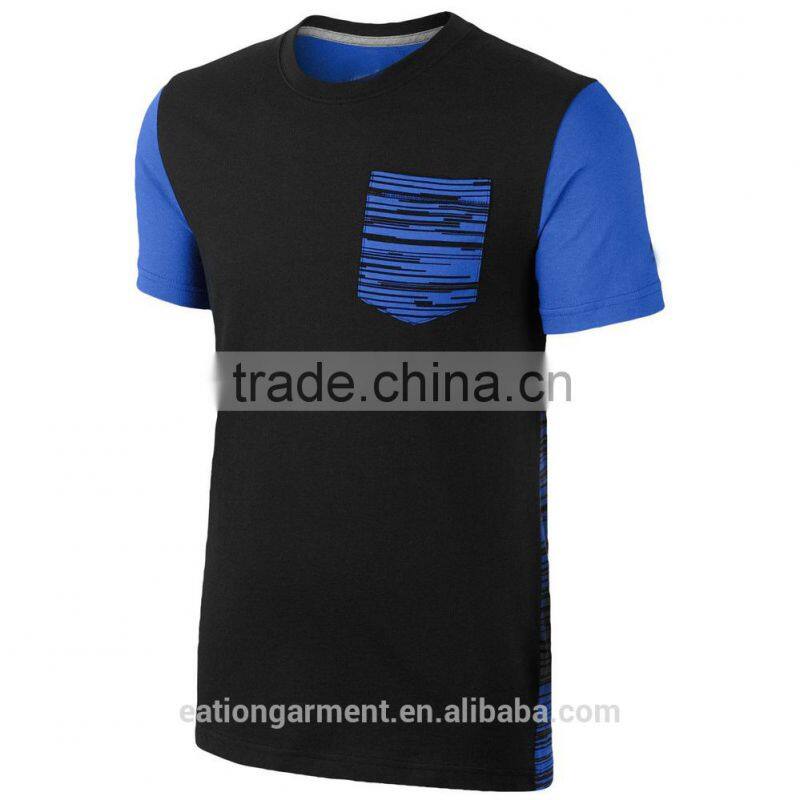 100% cotton Men's classic sports short sleeve printing T-shirt