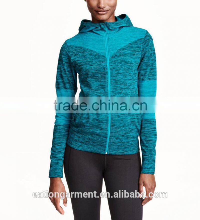 2016 fashion sportswear running fitness yoga design women jacket