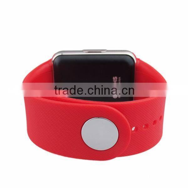 GT08 Smart Watch Compatible Platform IOS Android With Pedometer Camera Monitoring Sleep Sedentary Reminder for iPhone Samsung Ga