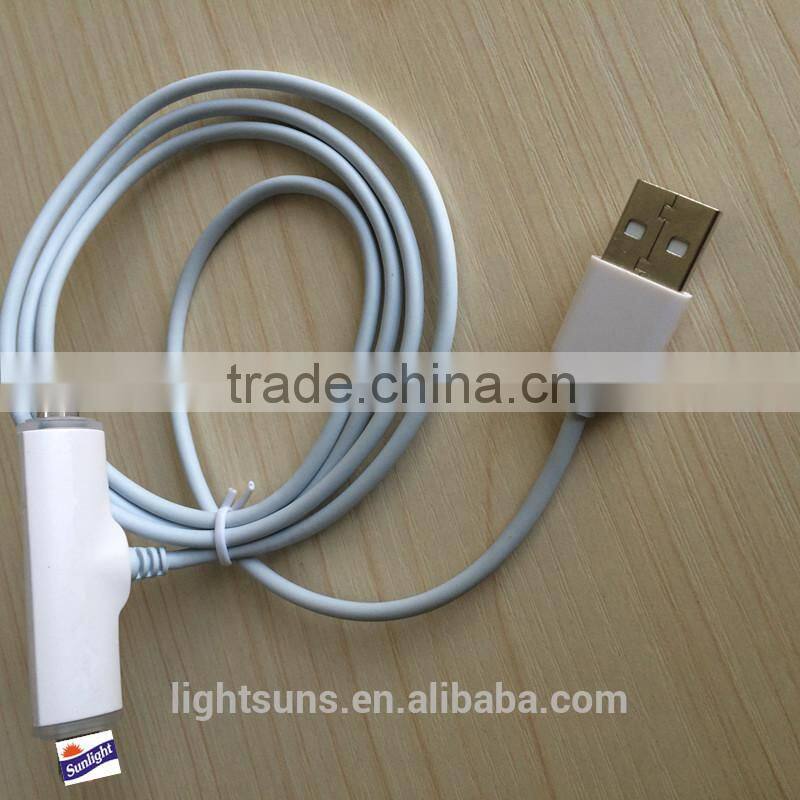 High quality data cable dual output data cable charge two devices at one time