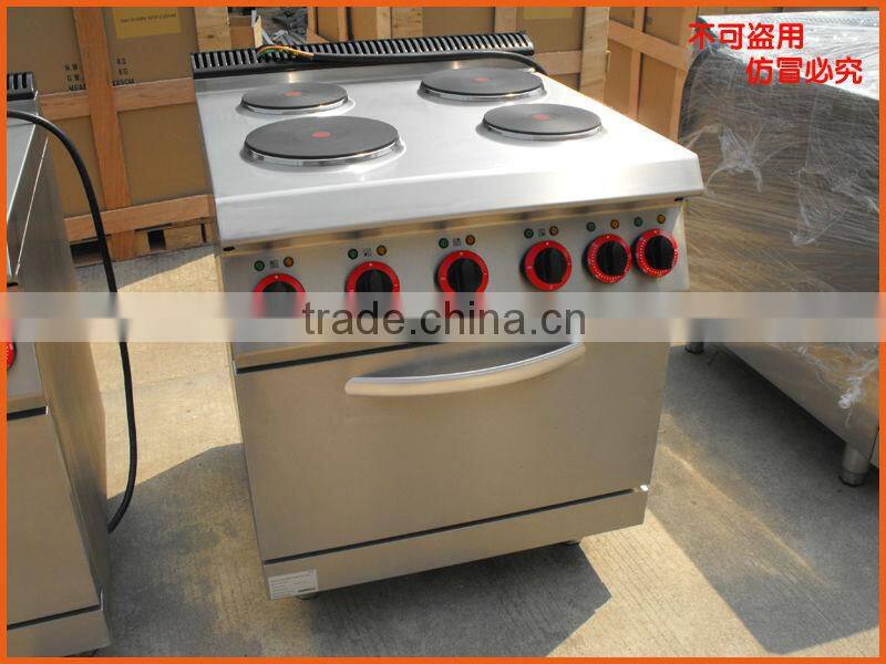 Electric 4-plate cooker with cabinet