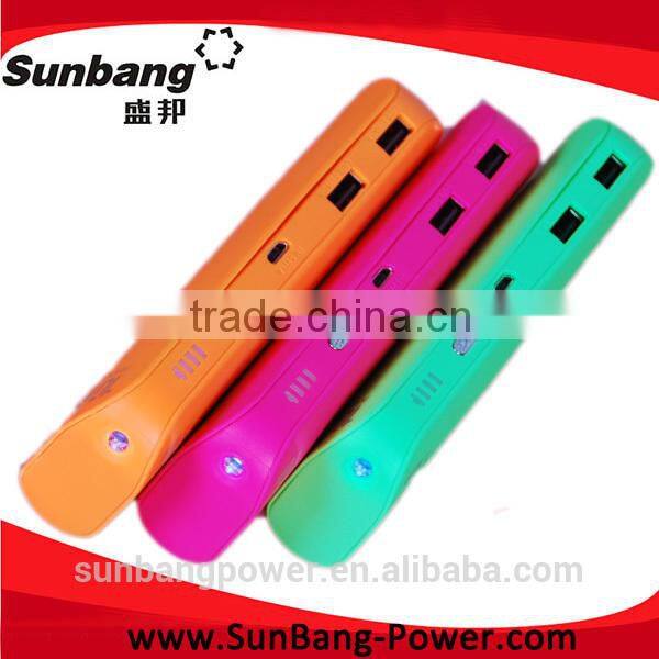 alibaba express double USB output 10000mah power banks for mobile phone