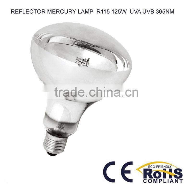 R115 reflector self ballst mercury lamp UVB lamp UV power UVB280-320nm