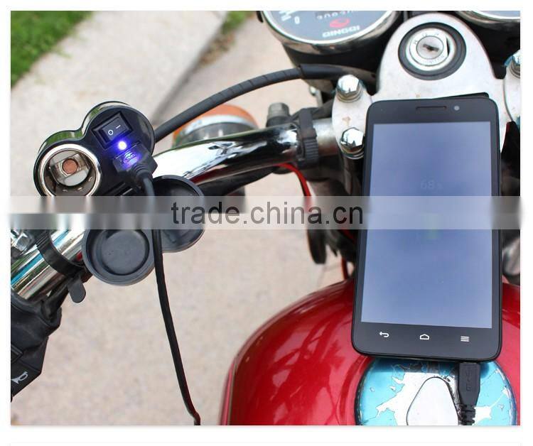 USB motorcycle mobile phone charger multifunctional power supply intelligent IC control