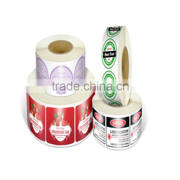 Full Color Printed Self Adhesive Paper Sticker Labels