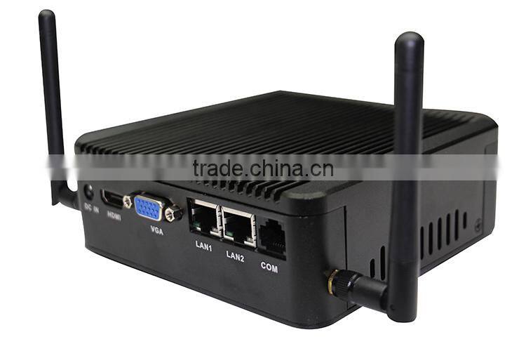 Intel Bay Trail J1800 Processor Fanless ITX Computer Case Mini PC Barebone System Windows Ubuntu WiFi 2 Ethernet Lan HTPC HDMI