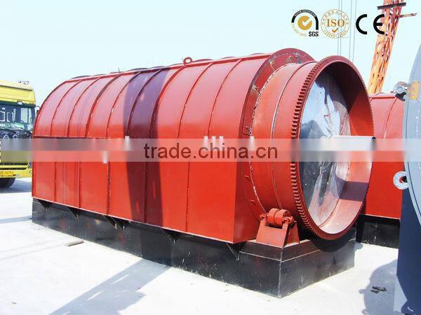 Waste management waste plastic or used tyre pyrolysis plant