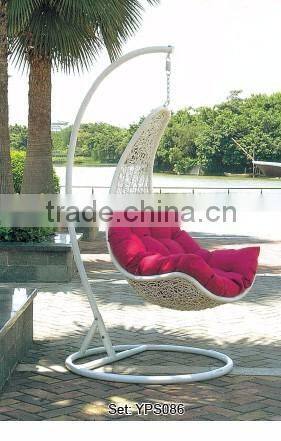 00 balcony garden elegant comfortable rattan hanging swing egg chair YPS080